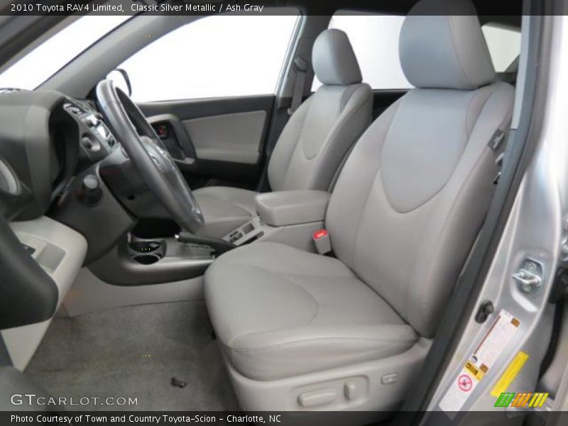 Front Seat of 2010 RAV4 Limited