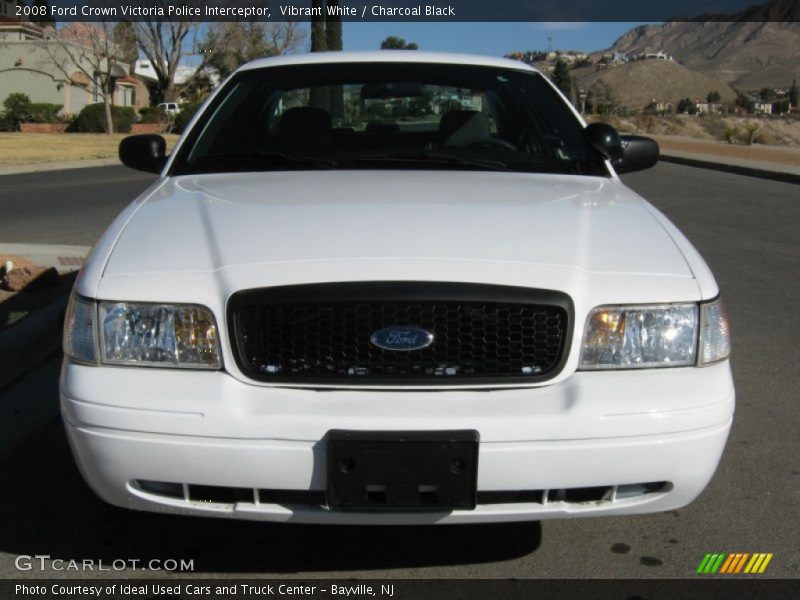  2008 Crown Victoria Police Interceptor Vibrant White