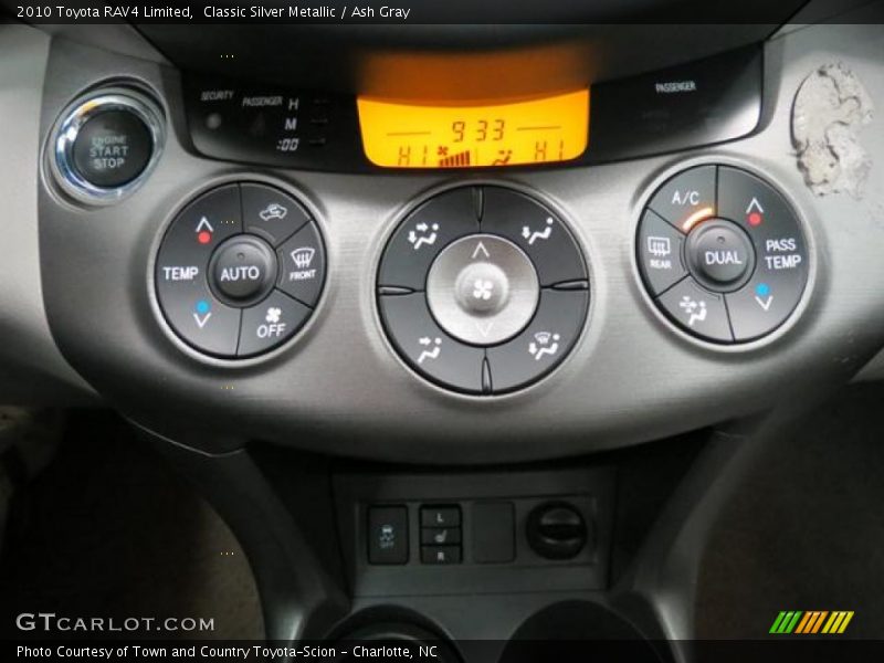 Controls of 2010 RAV4 Limited