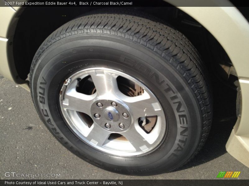 Black / Charcoal Black/Camel 2007 Ford Expedition Eddie Bauer 4x4