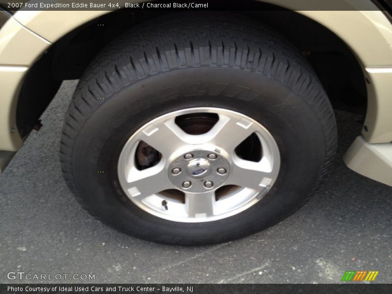 Black / Charcoal Black/Camel 2007 Ford Expedition Eddie Bauer 4x4