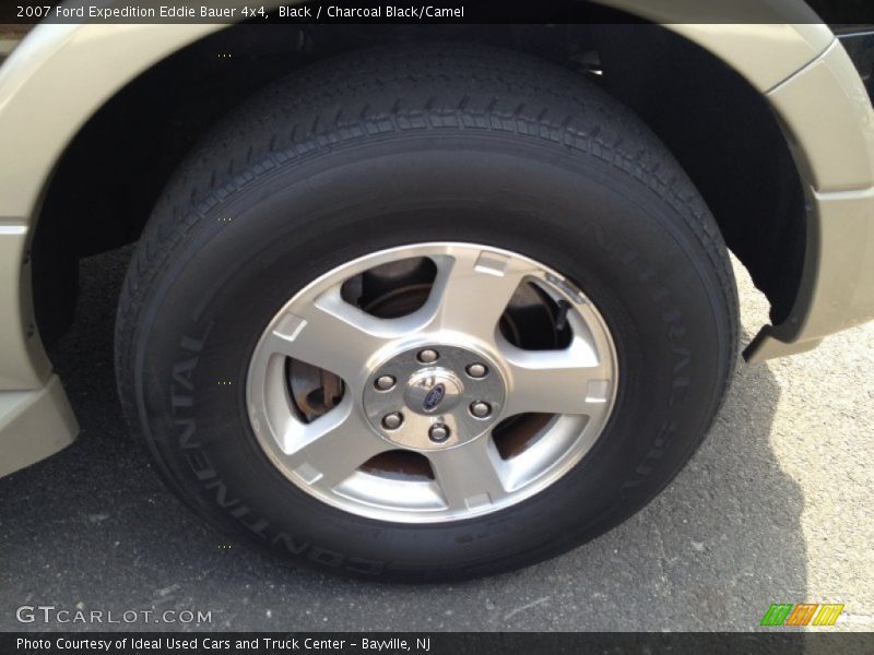 Black / Charcoal Black/Camel 2007 Ford Expedition Eddie Bauer 4x4
