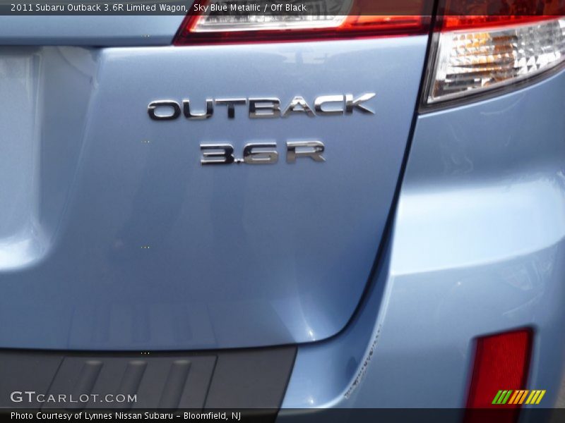 Sky Blue Metallic / Off Black 2011 Subaru Outback 3.6R Limited Wagon