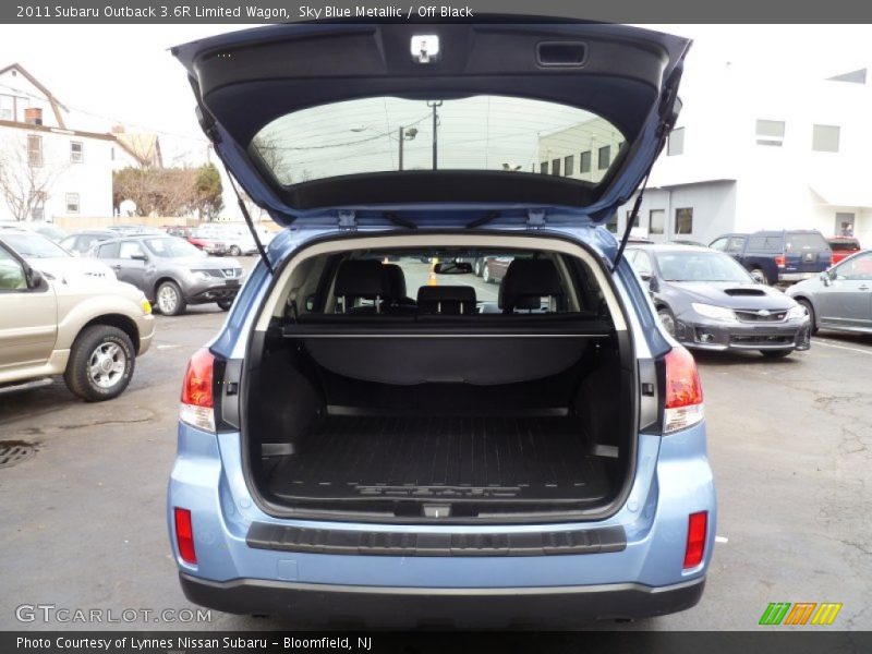 Sky Blue Metallic / Off Black 2011 Subaru Outback 3.6R Limited Wagon