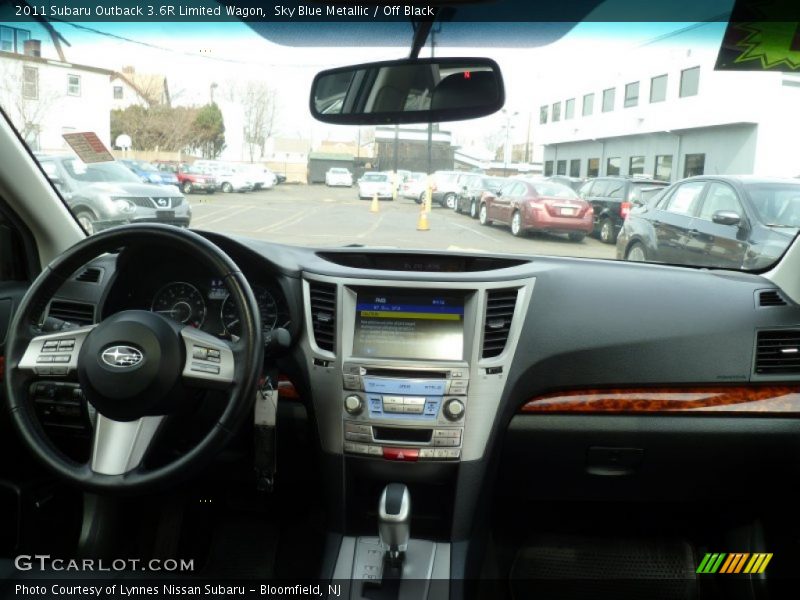 Sky Blue Metallic / Off Black 2011 Subaru Outback 3.6R Limited Wagon