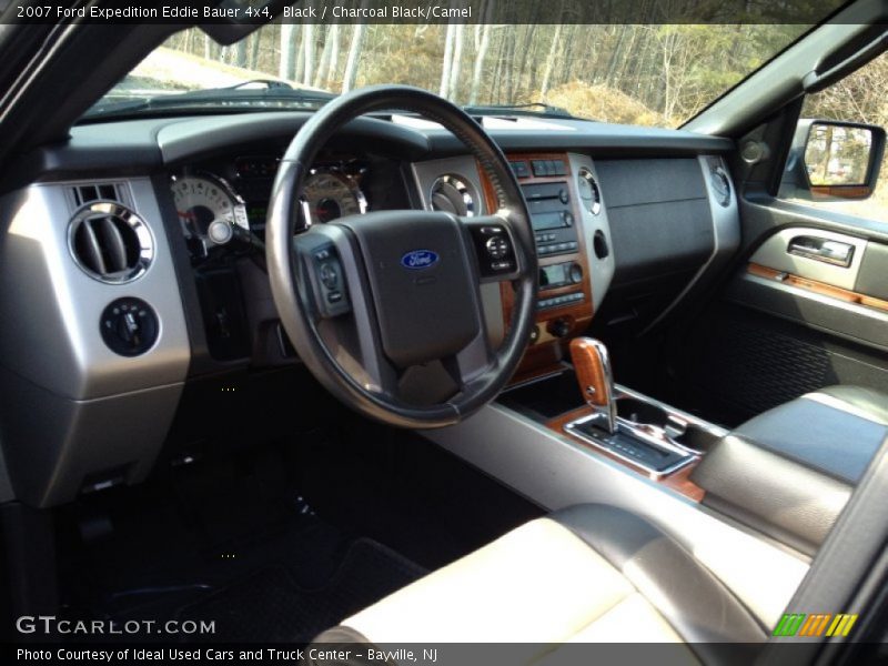 Black / Charcoal Black/Camel 2007 Ford Expedition Eddie Bauer 4x4