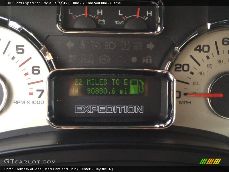 Black / Charcoal Black/Camel 2007 Ford Expedition Eddie Bauer 4x4
