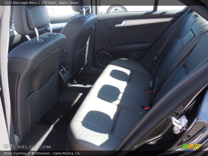 Black / Black 2013 Mercedes-Benz C 250 Sport