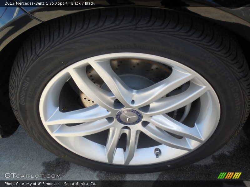 Black / Black 2013 Mercedes-Benz C 250 Sport