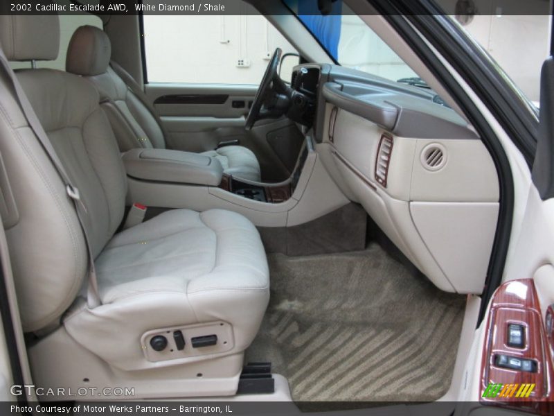 White Diamond / Shale 2002 Cadillac Escalade AWD