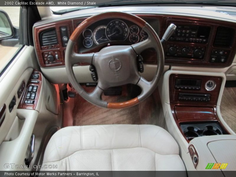 White Diamond / Shale 2002 Cadillac Escalade AWD