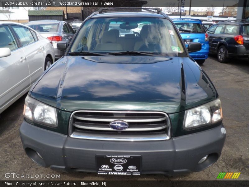 Woodland Green Pearl / Beige 2004 Subaru Forester 2.5 X