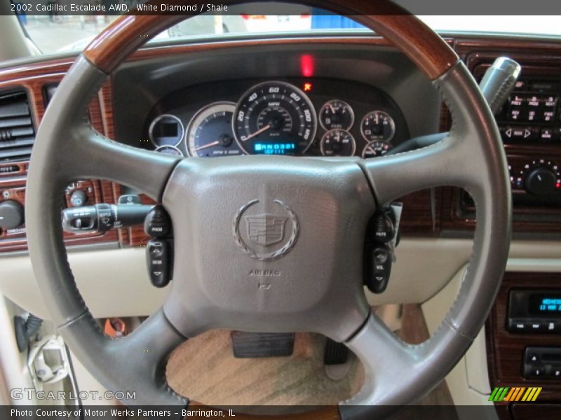 White Diamond / Shale 2002 Cadillac Escalade AWD