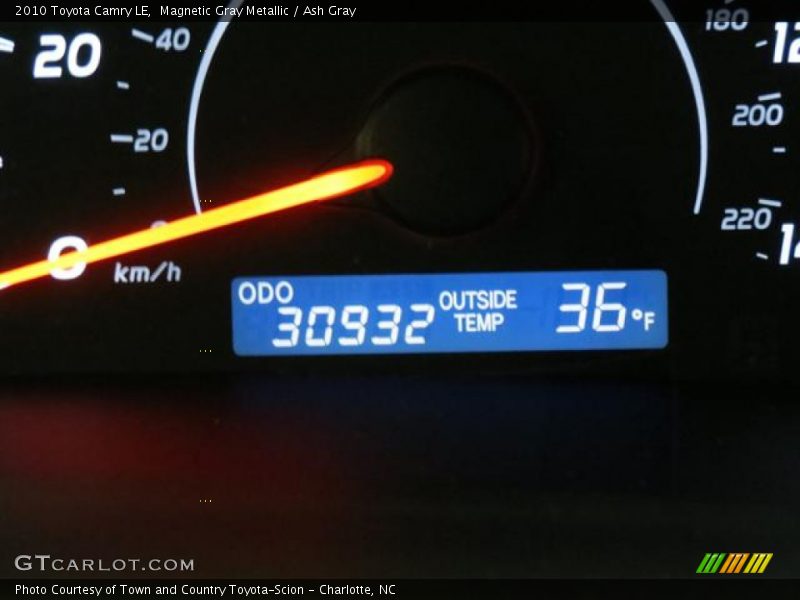 Magnetic Gray Metallic / Ash Gray 2010 Toyota Camry LE
