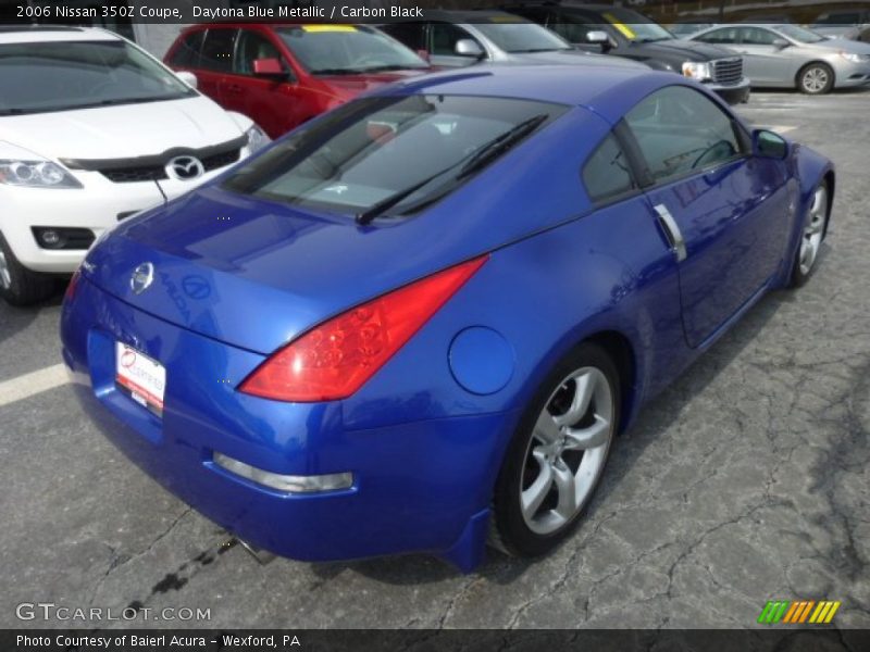 Daytona Blue Metallic / Carbon Black 2006 Nissan 350Z Coupe