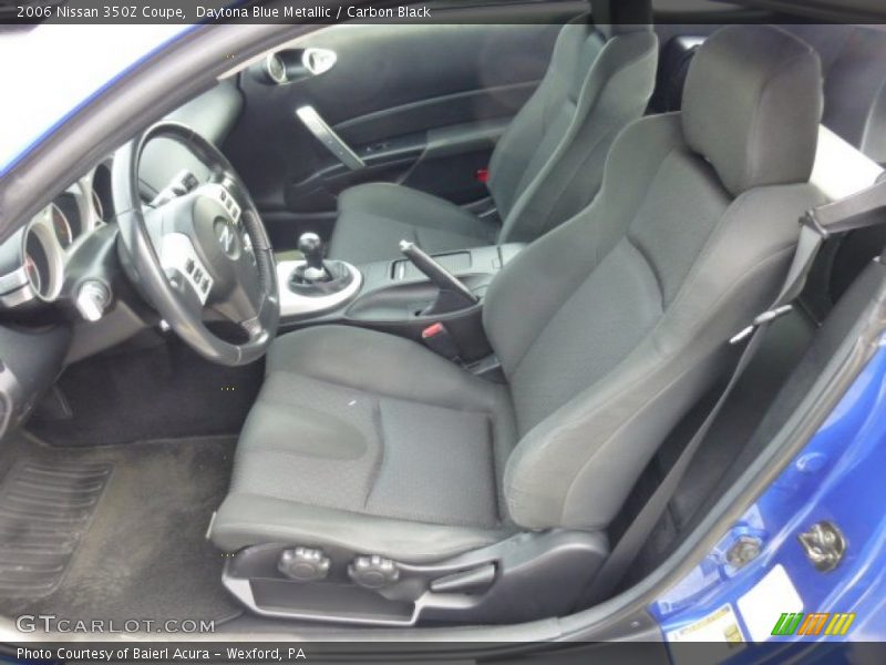  2006 350Z Coupe Carbon Black Interior