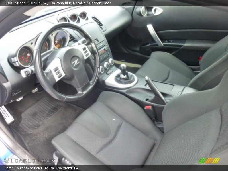  2006 350Z Coupe Carbon Black Interior