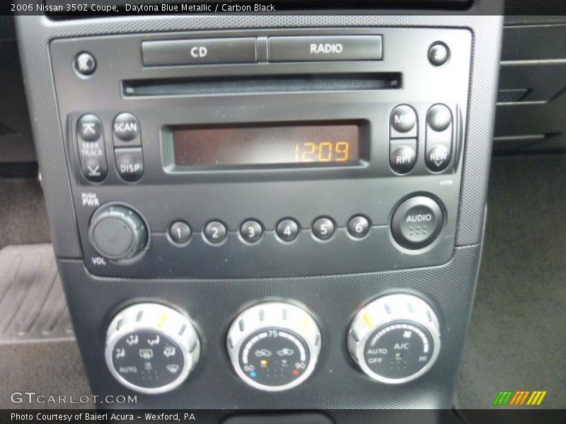 Controls of 2006 350Z Coupe