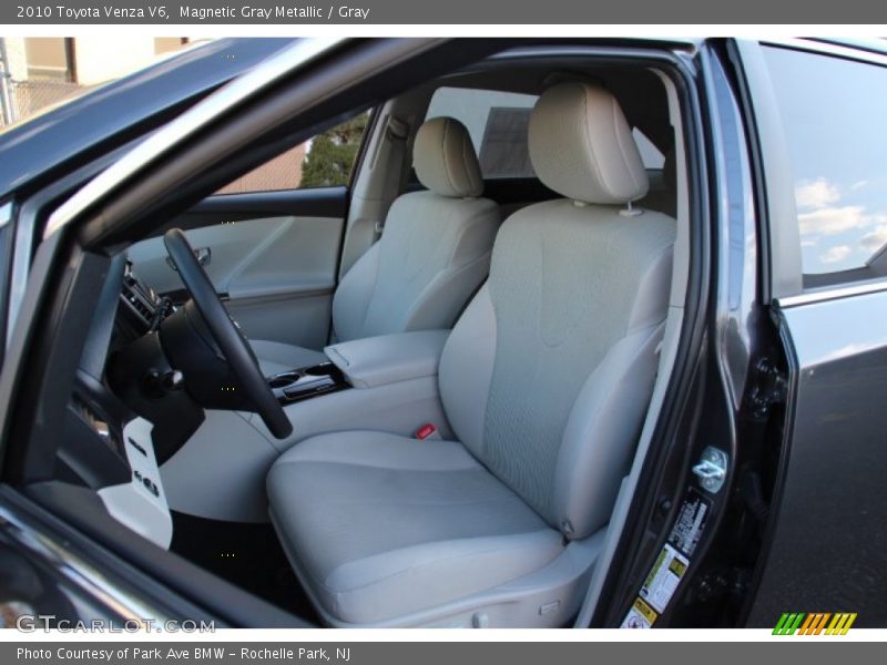 Front Seat of 2010 Venza V6