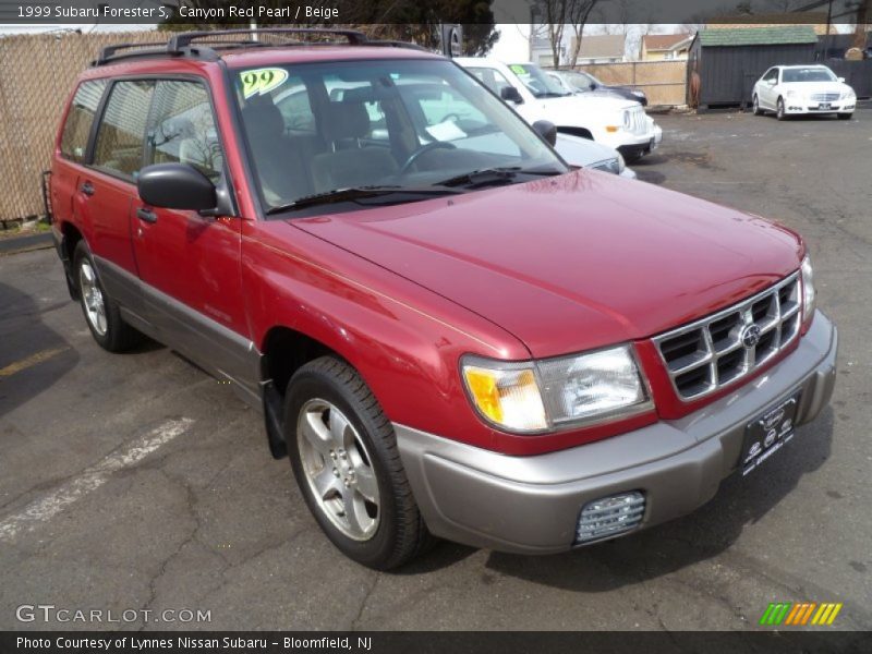Canyon Red Pearl / Beige 1999 Subaru Forester S