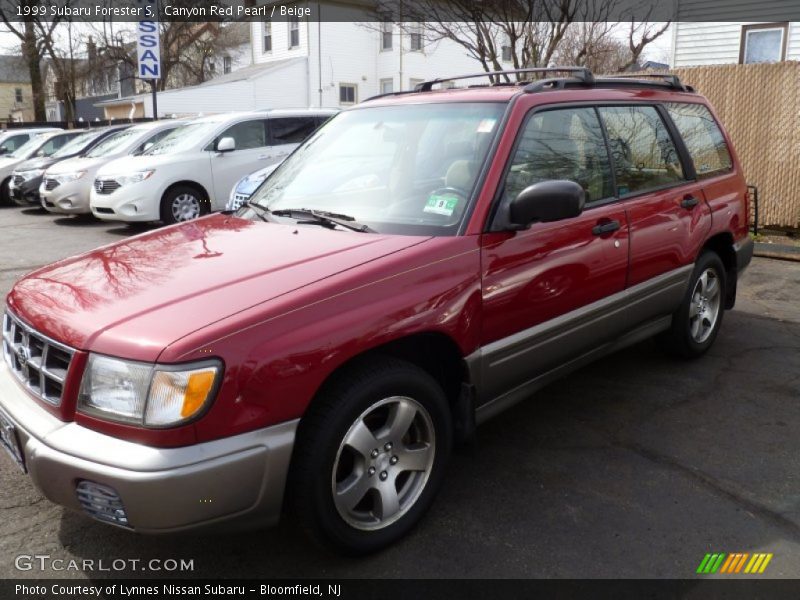 Canyon Red Pearl / Beige 1999 Subaru Forester S