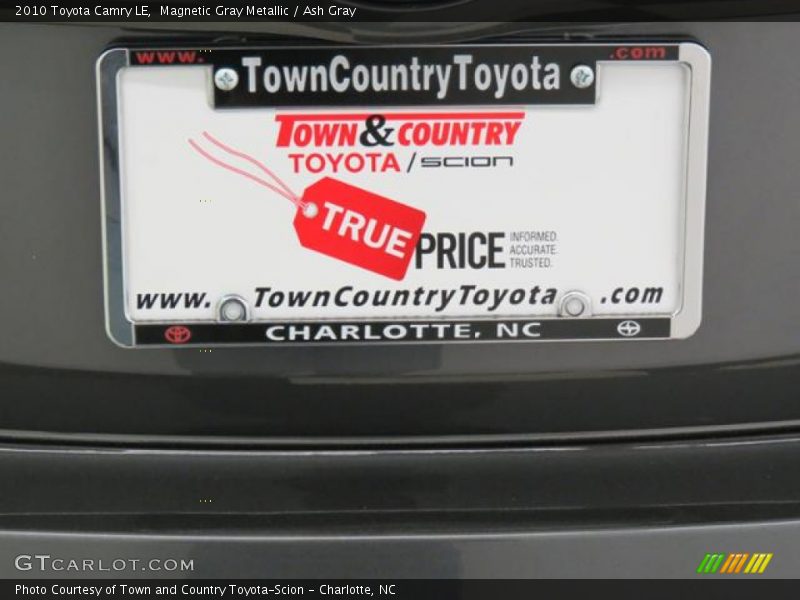 Magnetic Gray Metallic / Ash Gray 2010 Toyota Camry LE