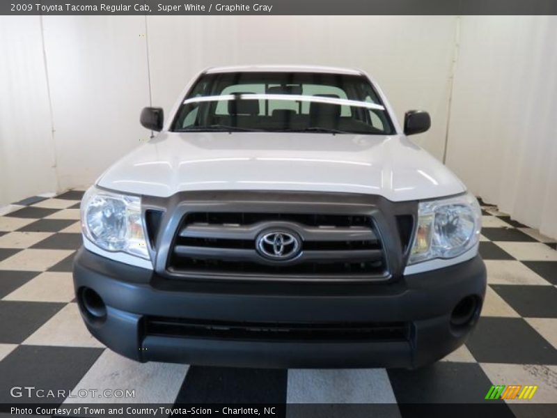 Super White / Graphite Gray 2009 Toyota Tacoma Regular Cab