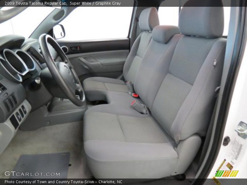 Super White / Graphite Gray 2009 Toyota Tacoma Regular Cab