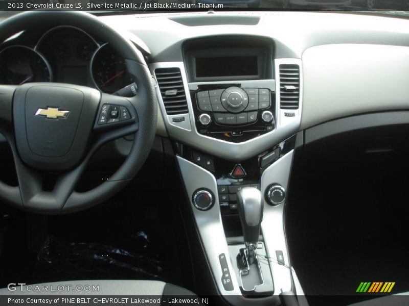 Silver Ice Metallic / Jet Black/Medium Titanium 2013 Chevrolet Cruze LS
