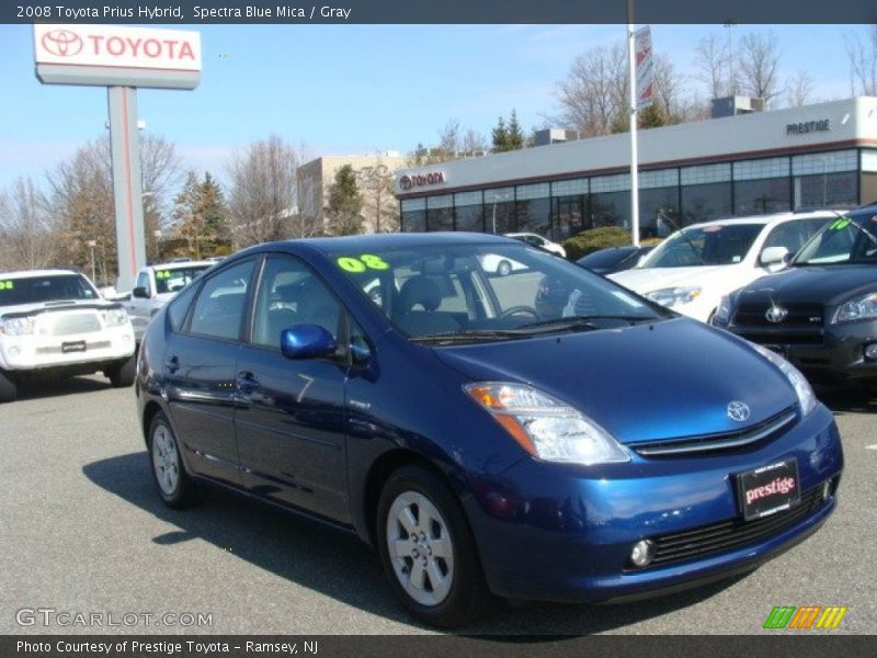 Spectra Blue Mica / Gray 2008 Toyota Prius Hybrid