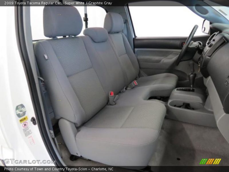 Super White / Graphite Gray 2009 Toyota Tacoma Regular Cab