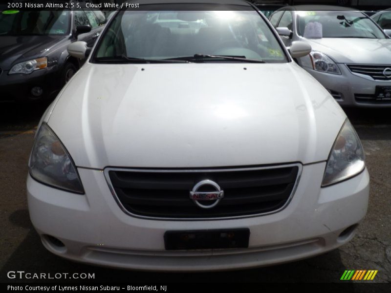 Cloud White / Frost 2003 Nissan Altima 2.5 S