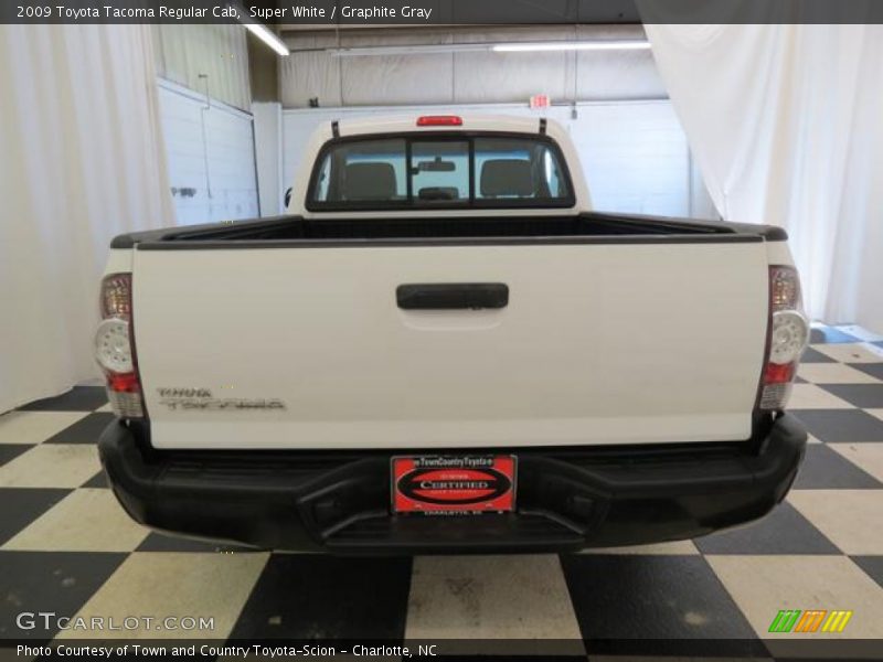 Super White / Graphite Gray 2009 Toyota Tacoma Regular Cab