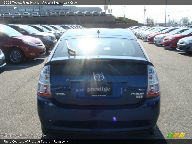 Spectra Blue Mica / Gray 2008 Toyota Prius Hybrid