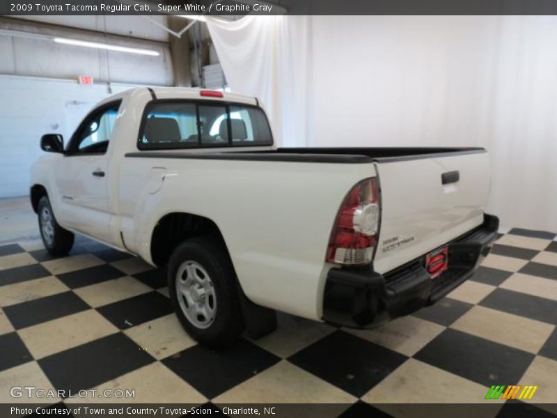 Super White / Graphite Gray 2009 Toyota Tacoma Regular Cab