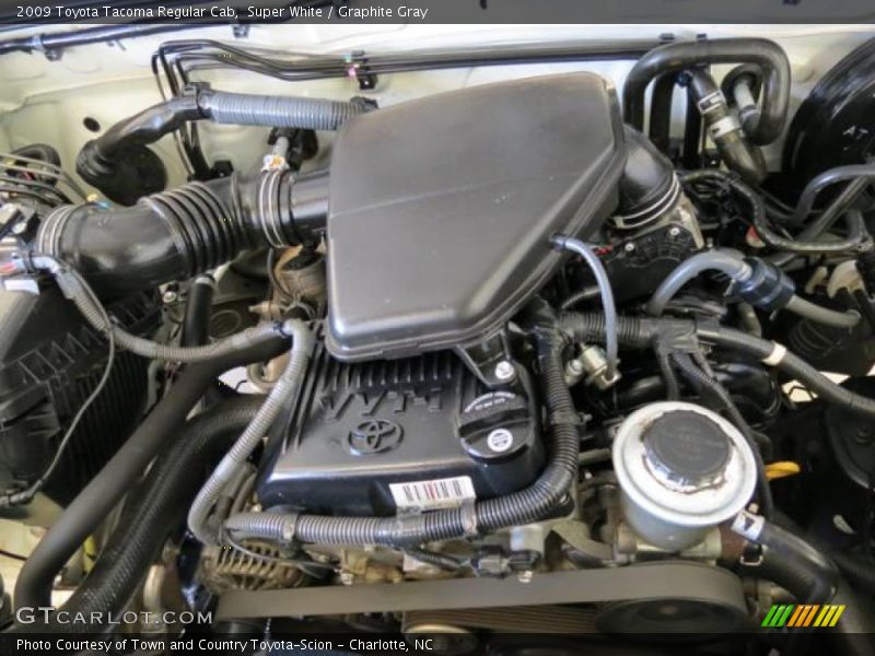 Super White / Graphite Gray 2009 Toyota Tacoma Regular Cab