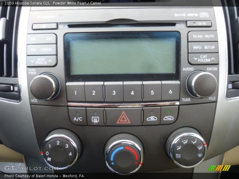 Controls of 2009 Sonata GLS