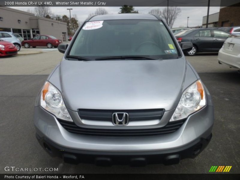 Whistler Silver Metallic / Gray 2008 Honda CR-V LX 4WD
