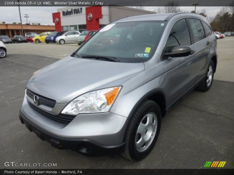 Whistler Silver Metallic / Gray 2008 Honda CR-V LX 4WD