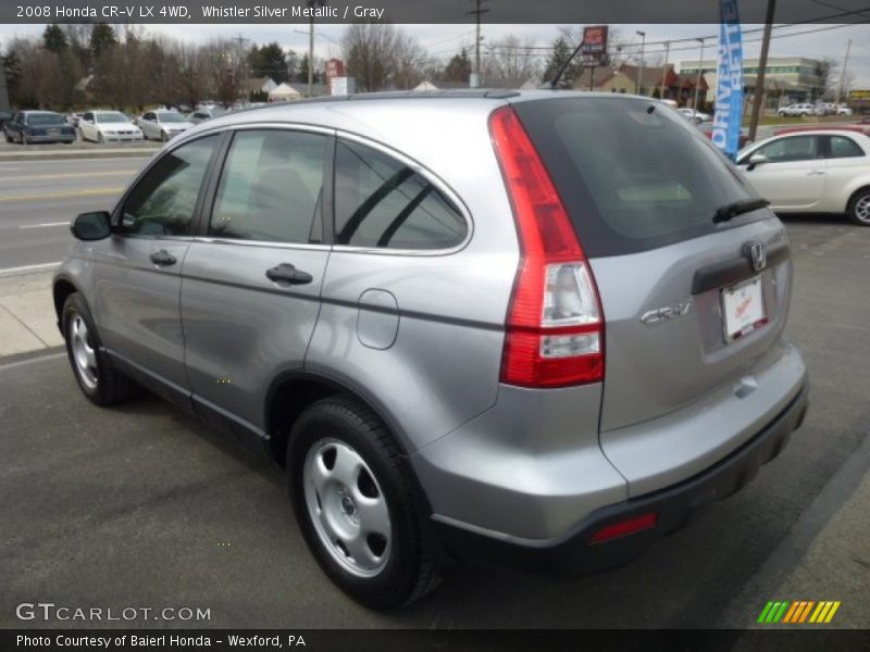 Whistler Silver Metallic / Gray 2008 Honda CR-V LX 4WD