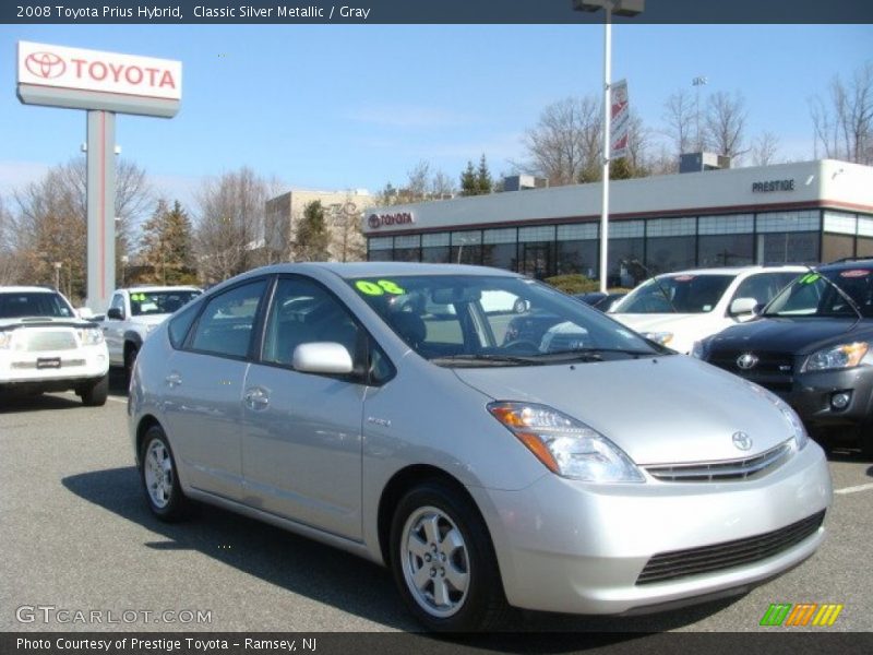 Classic Silver Metallic / Gray 2008 Toyota Prius Hybrid