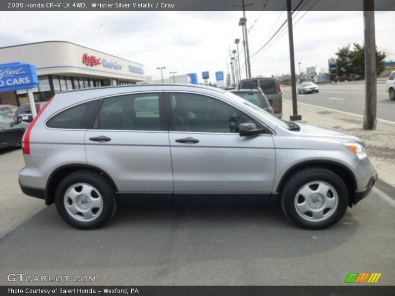 Whistler Silver Metallic / Gray 2008 Honda CR-V LX 4WD