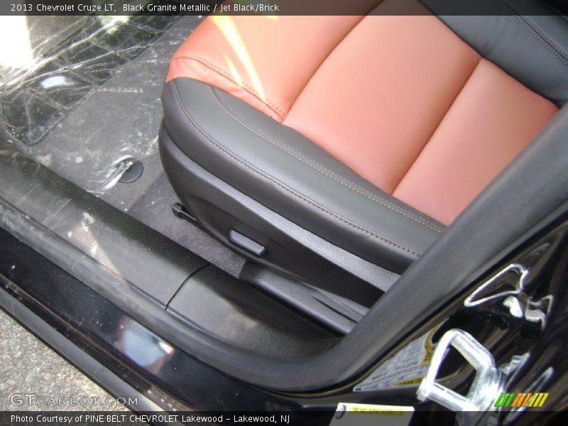 Black Granite Metallic / Jet Black/Brick 2013 Chevrolet Cruze LT
