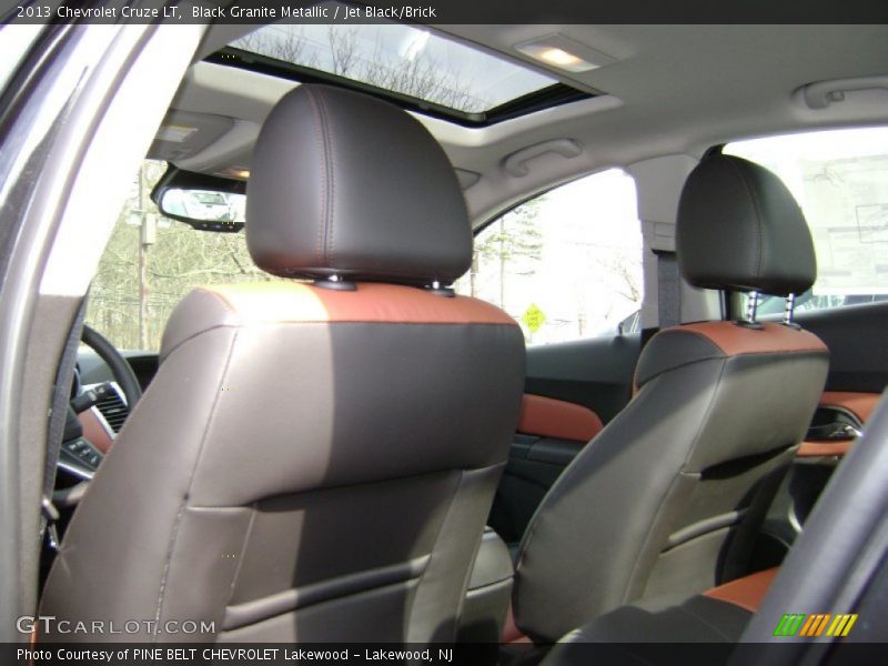 Black Granite Metallic / Jet Black/Brick 2013 Chevrolet Cruze LT