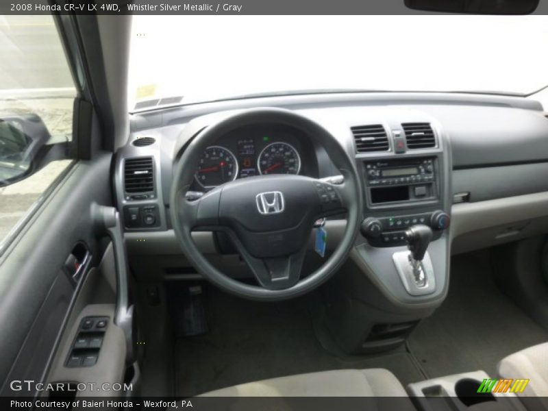 Whistler Silver Metallic / Gray 2008 Honda CR-V LX 4WD