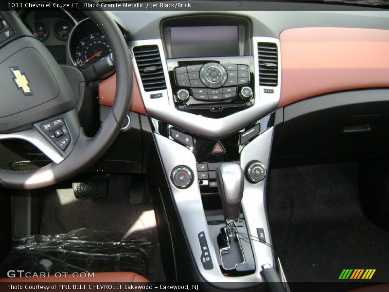 Black Granite Metallic / Jet Black/Brick 2013 Chevrolet Cruze LT