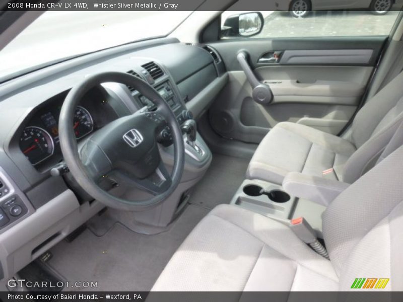 Gray Interior - 2008 CR-V LX 4WD 