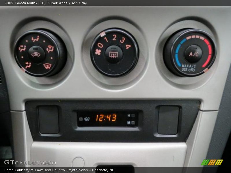 Controls of 2009 Matrix 1.8