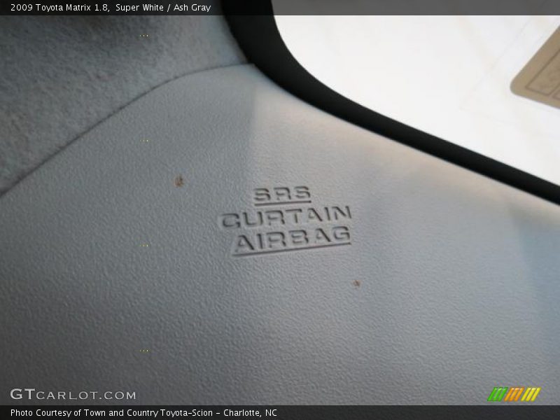 Super White / Ash Gray 2009 Toyota Matrix 1.8