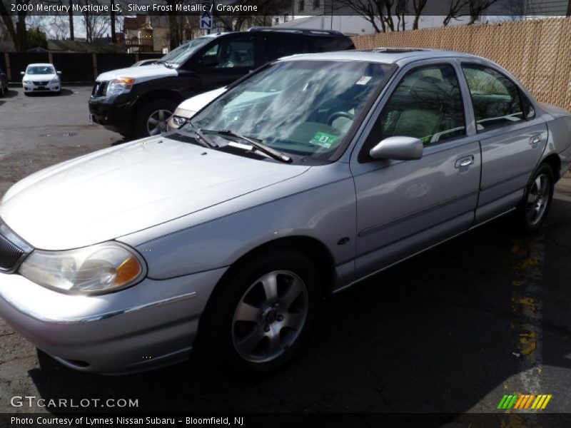 Silver Frost Metallic / Graystone 2000 Mercury Mystique LS